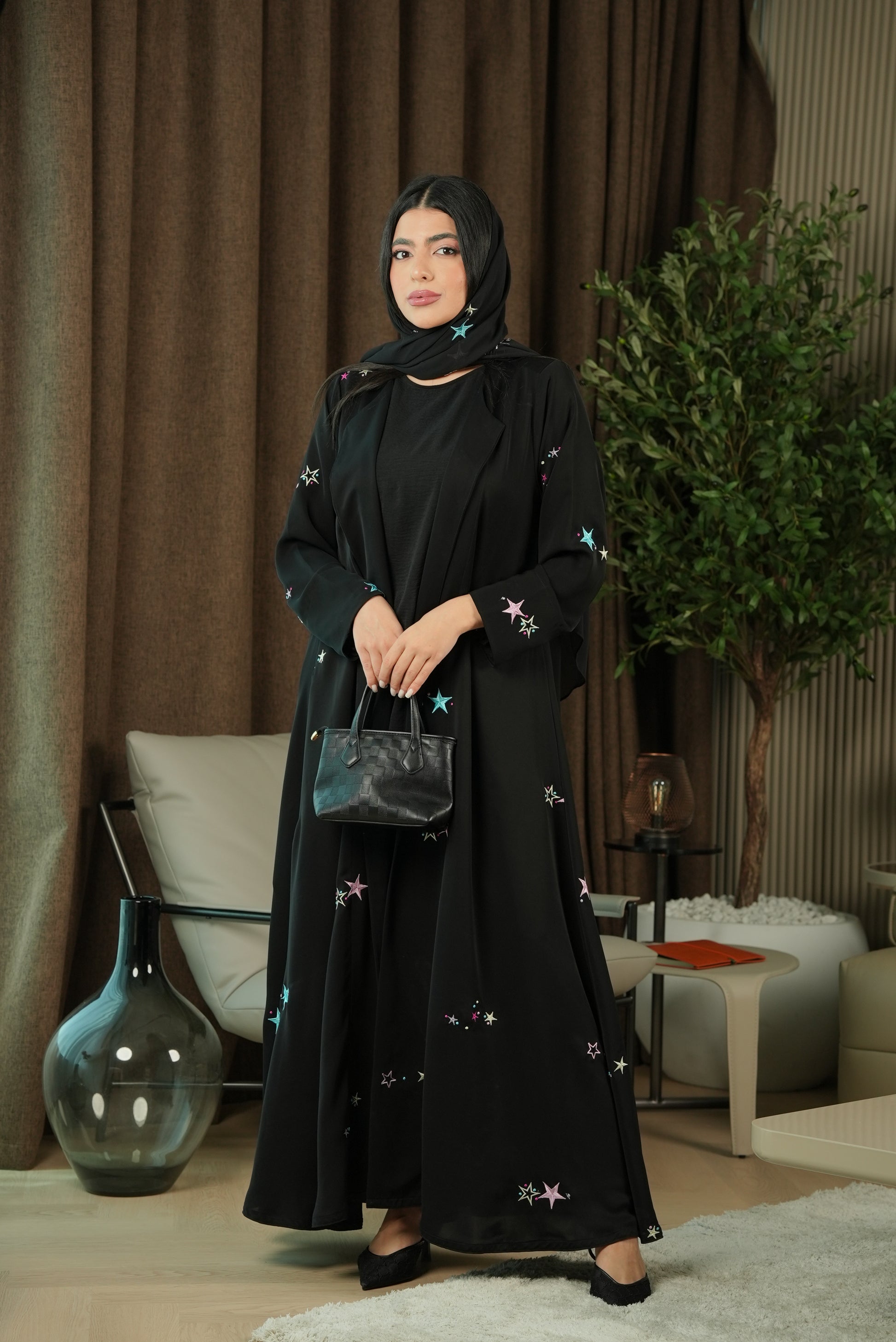 Twilight Spark Abaya - Colored