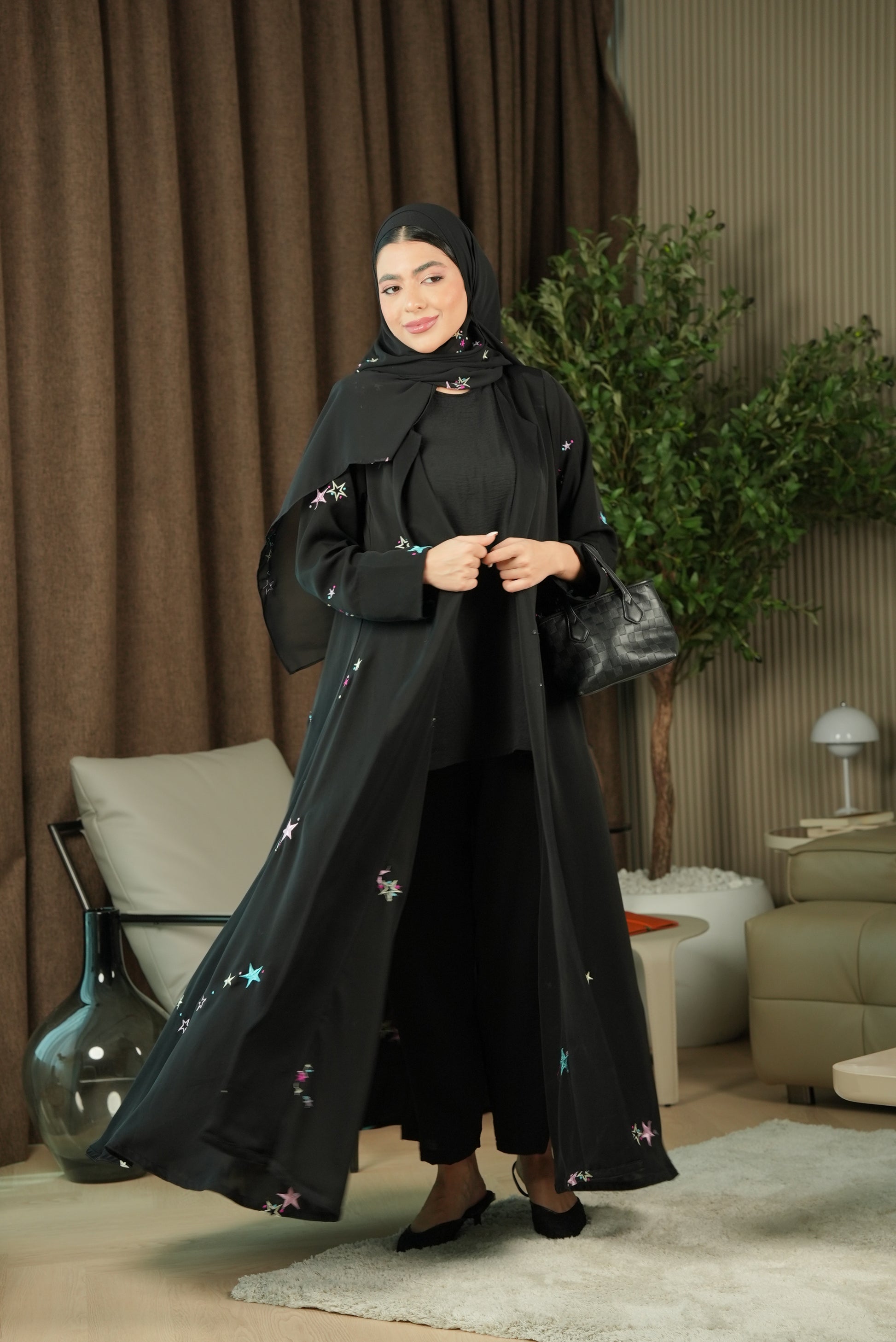 Twilight Spark Abaya - Colored