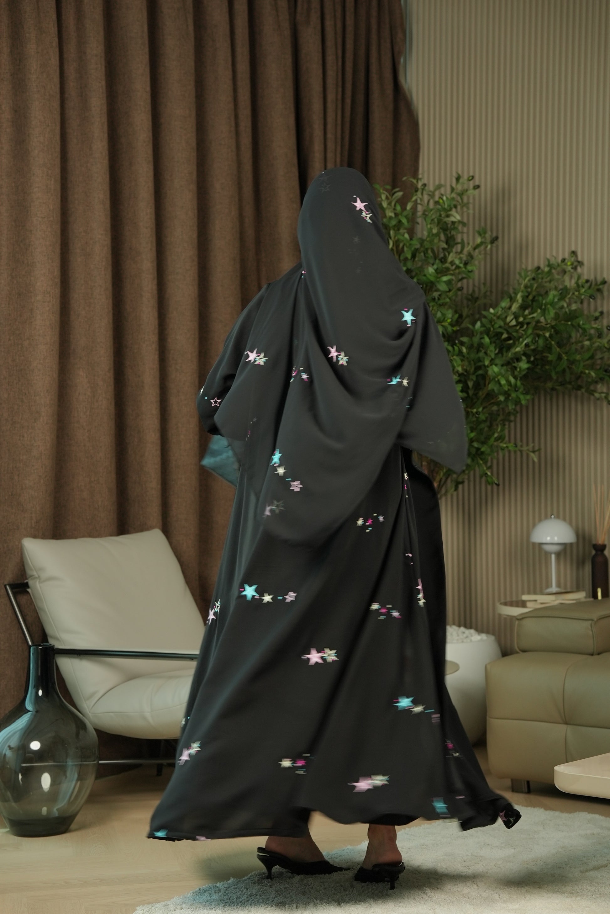 Twilight Spark Abaya - Colored