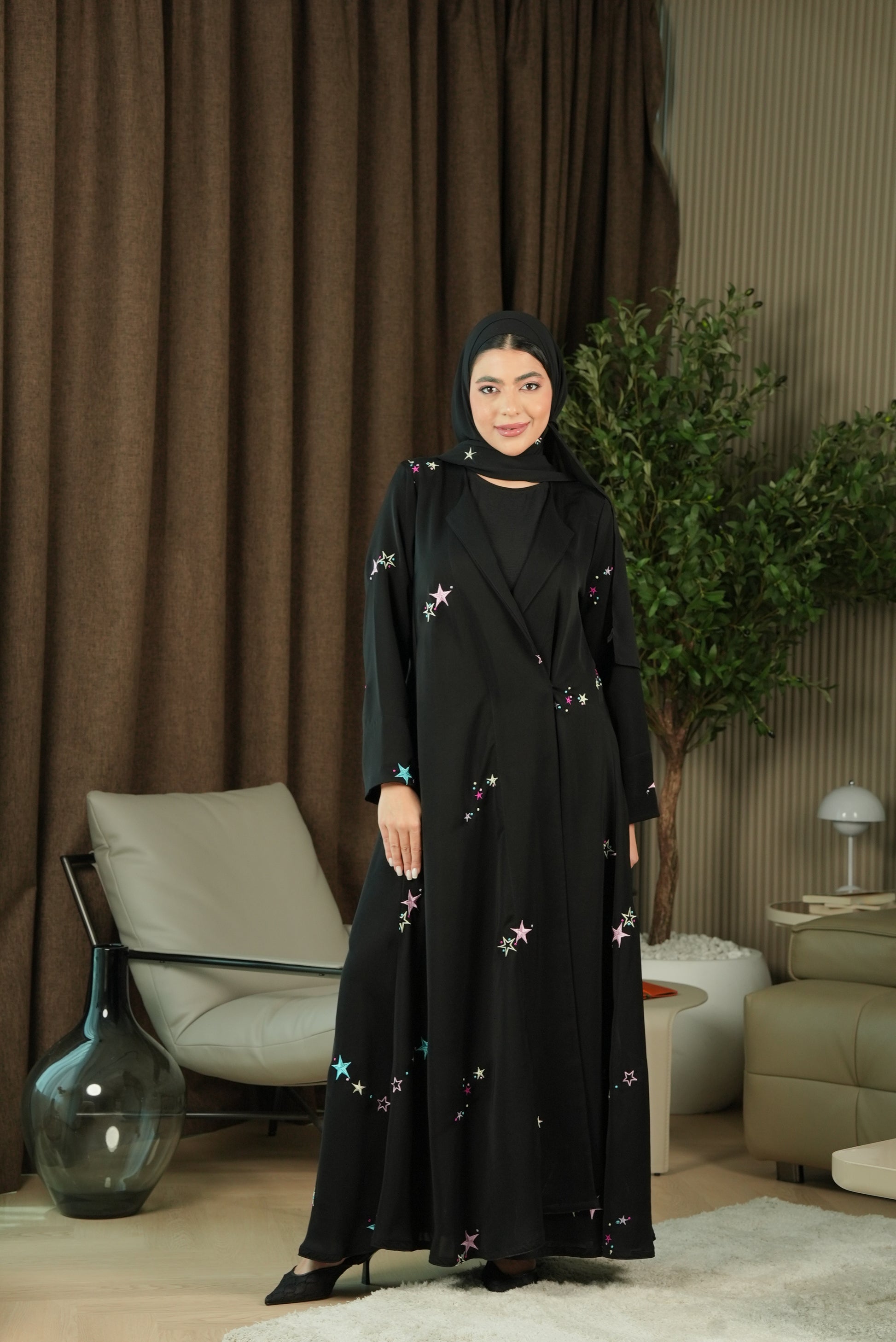 Twilight Spark Abaya - Colored