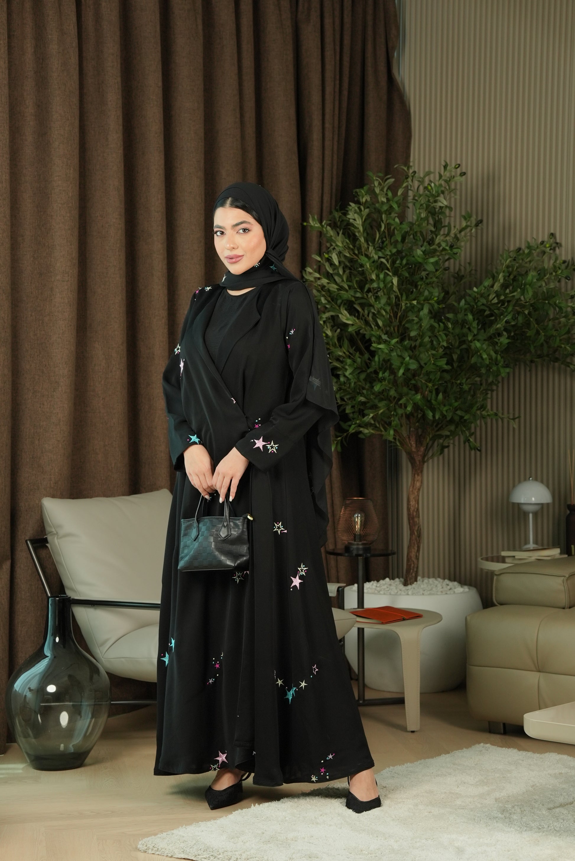 Twilight Spark Abaya - Colored