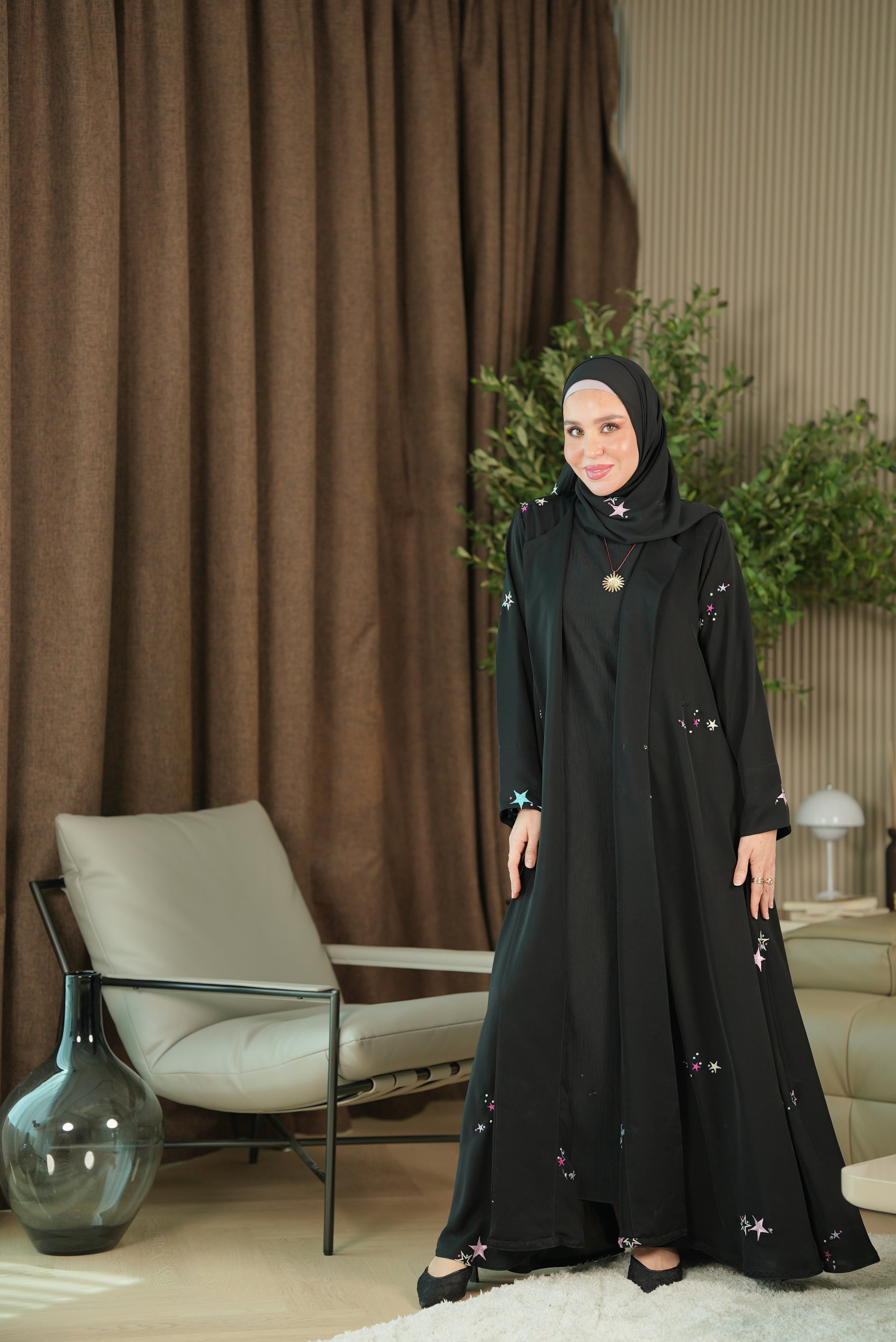 Twilight Spark Abaya - Colored