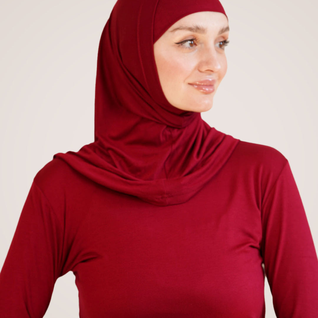 SET : 2 PCS Hijab Matching With Full Top