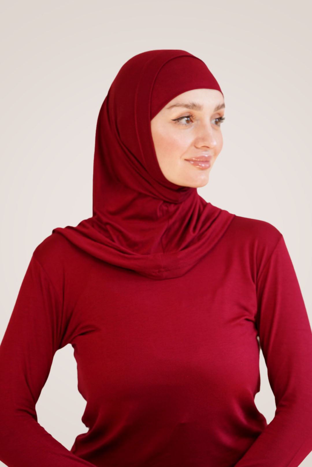 SET : 2 PCS Hijab Matching With Full Top