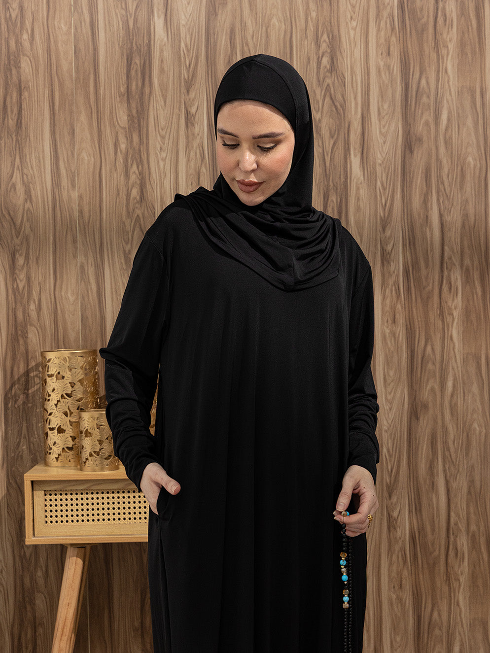 Soft Lycra Prayer Abaya