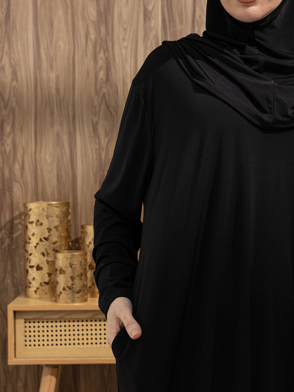 Soft Lycra Prayer Abaya