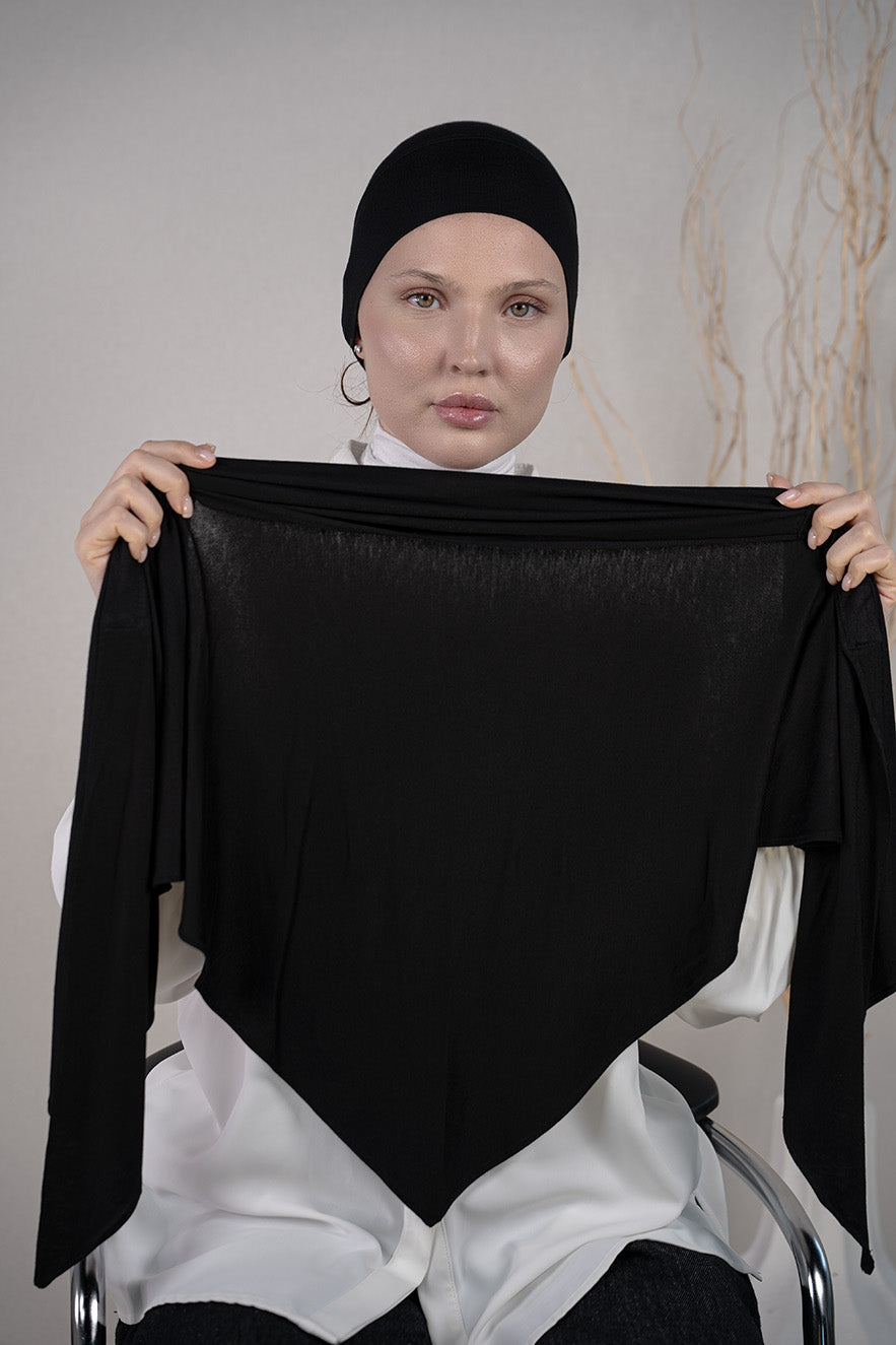 Triangle Cotton Magnet Hijab