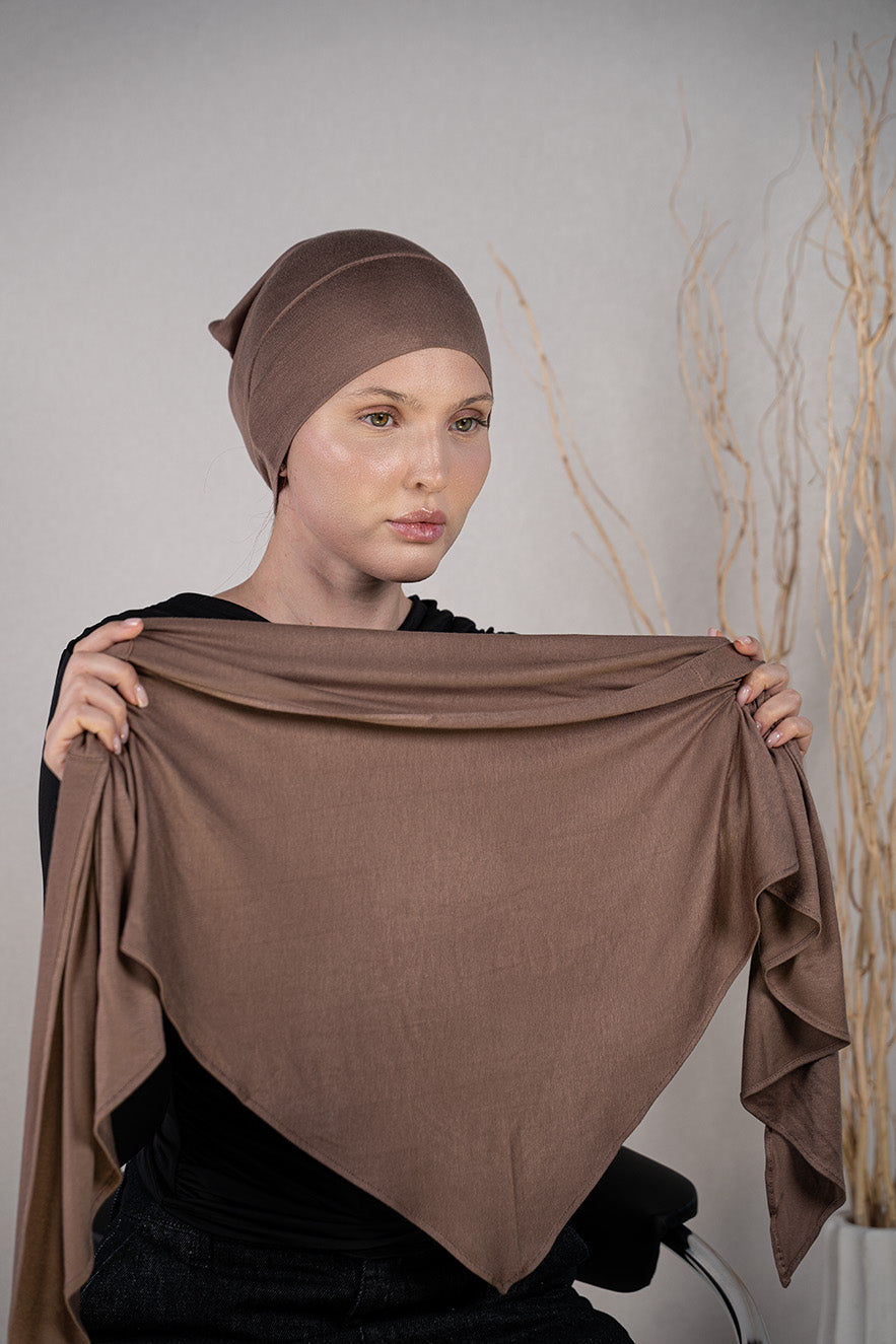 Triangle Cotton Magnet Hijab