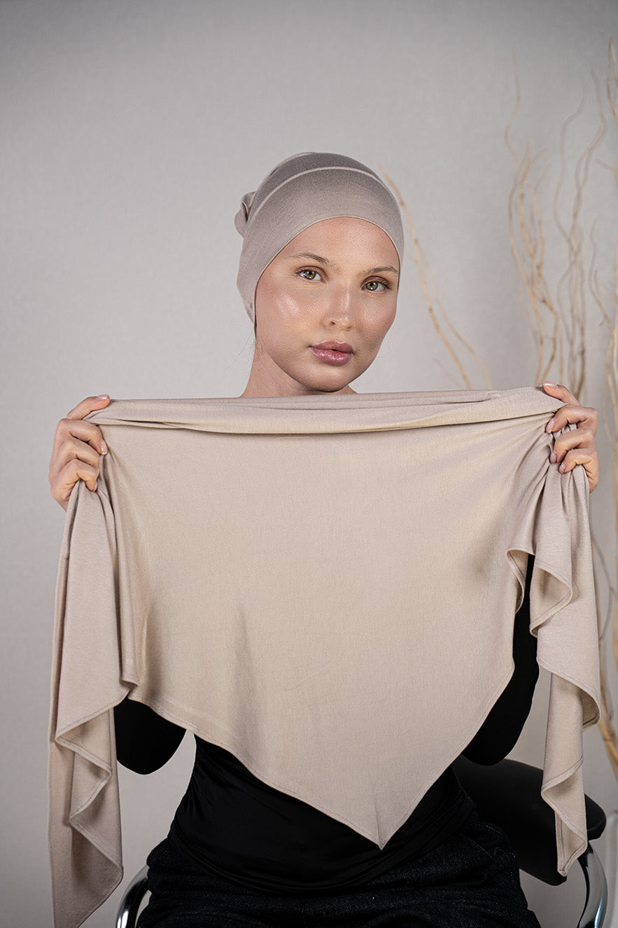 Triangle Cotton Magnet Hijab