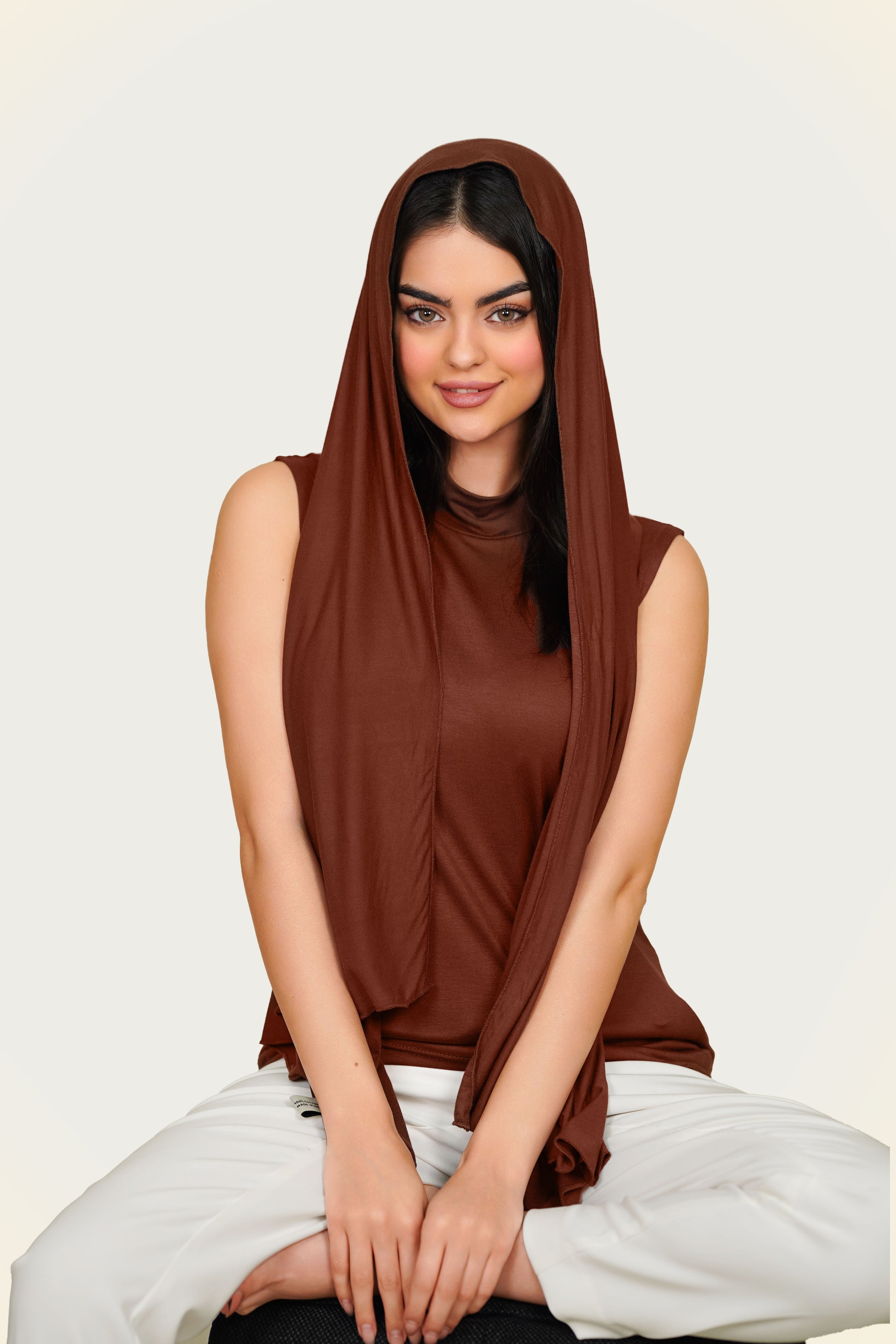 SET : Classic Hijab Matching With Cut Top