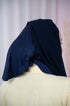 Blue Magic Chiffon Hijab back side View | Nawara 