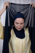 Blue Magic Chiffon Hijab details | Nawara 