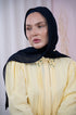 Blue Magic Chiffon Hijab Front View | Nawara 