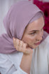 Pink Magic Chiffon Hijab close-up | Nawara 