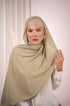 Pistachio Premium Chiffon Hijab Front View | Nawara Hijab