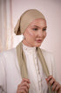 Pistachio Premium Chiffon Hijab details | Nawara Hijab