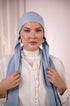 Desert sky Chiffon Hijab with Matching Cotton Cap | Nawara UAE
