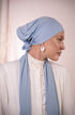 Desert sky Premium Chiffon Hijab details | Nawara Hijab
