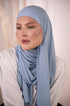 Desert sky Premium Chiffon Hijab Front View | Nawara Hijab