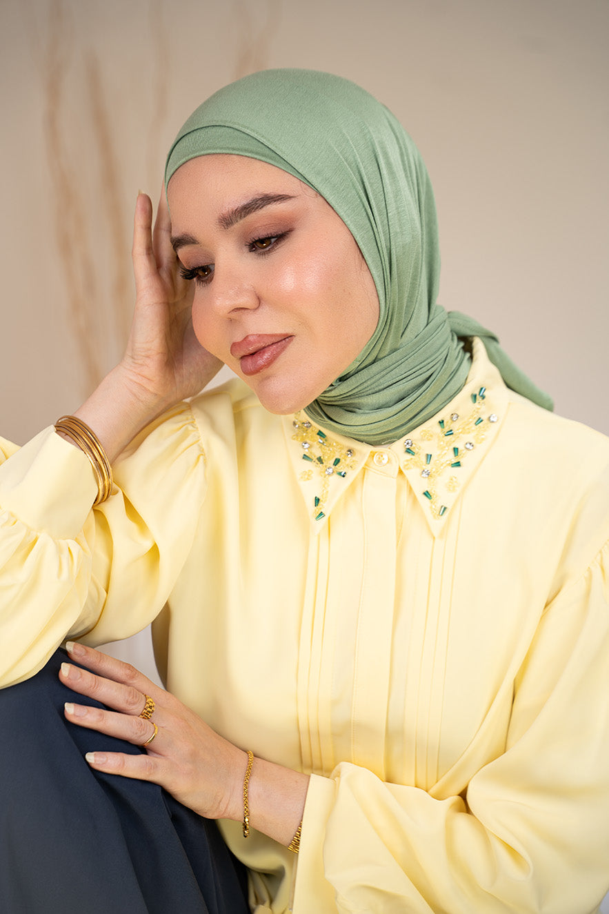 Triangle Cotton Magnet Hijab