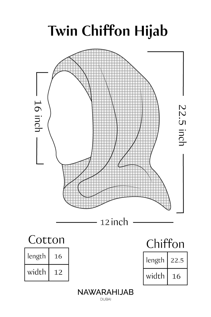 Twin Chiffon Hijab