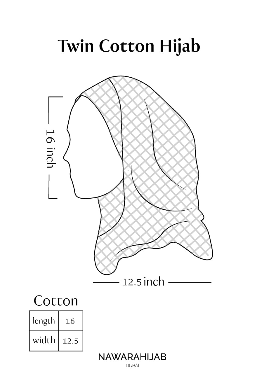 Twin Cotton Hijab