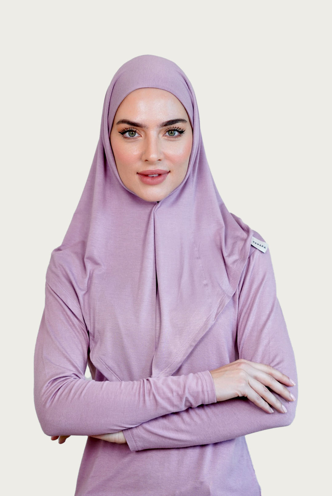 SET : Triangle Hijab Matching With Long Top